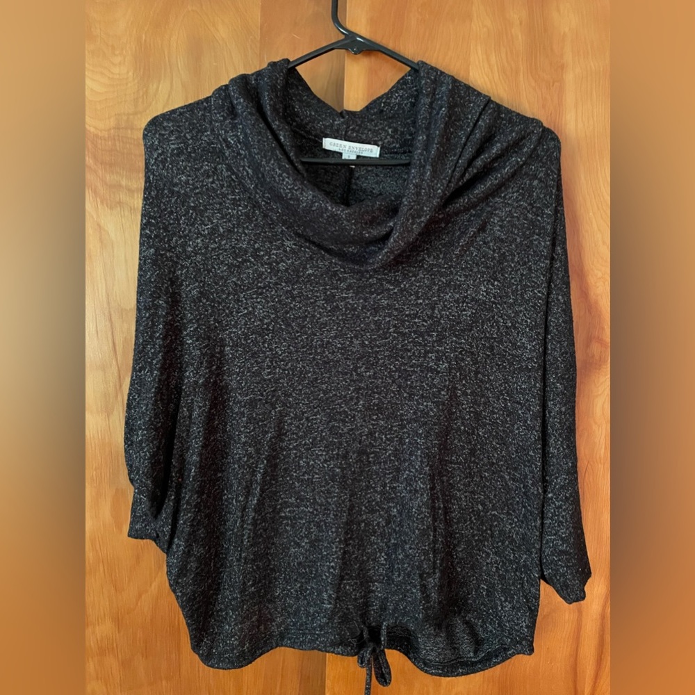 GREEN ENVELOPE Cowl Neck Sweater S